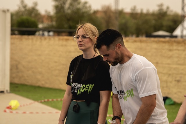 Ambiente final de competición en Fitness Race